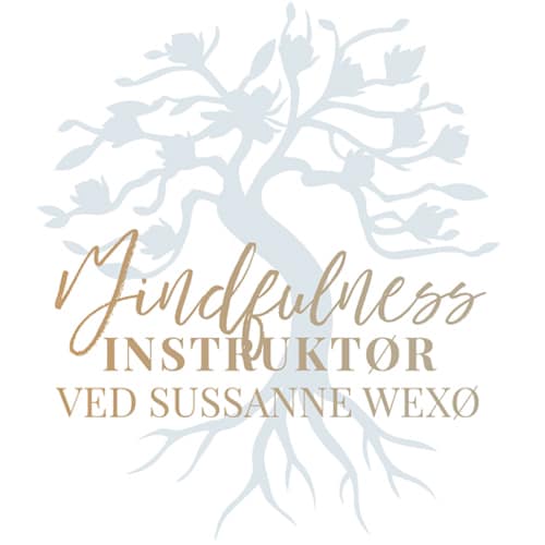 Logo Mindfulness instruktør ved Sussanne Wexø.